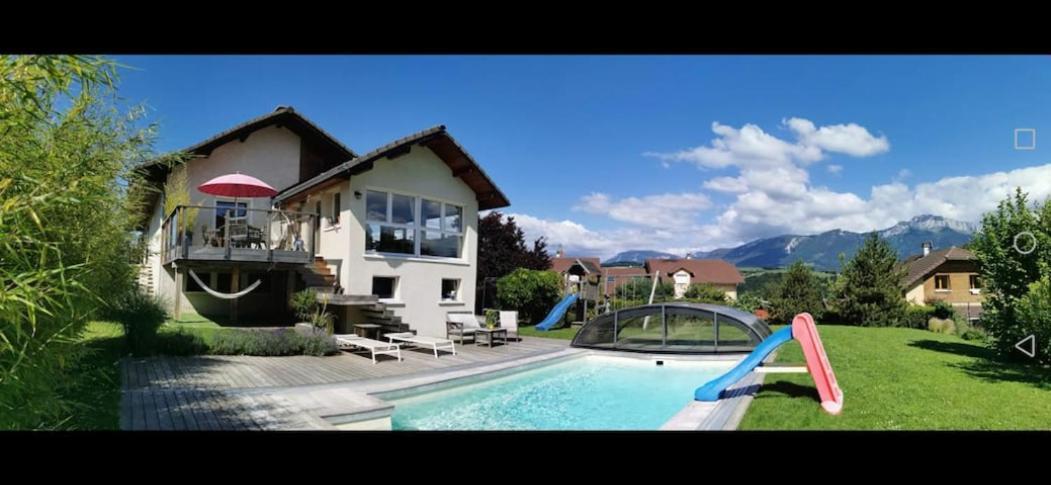 Maison Piscine Prive 10 Min Annecy, 30 Min Geneve, 45 Min Stations Charvonnex Exterior foto