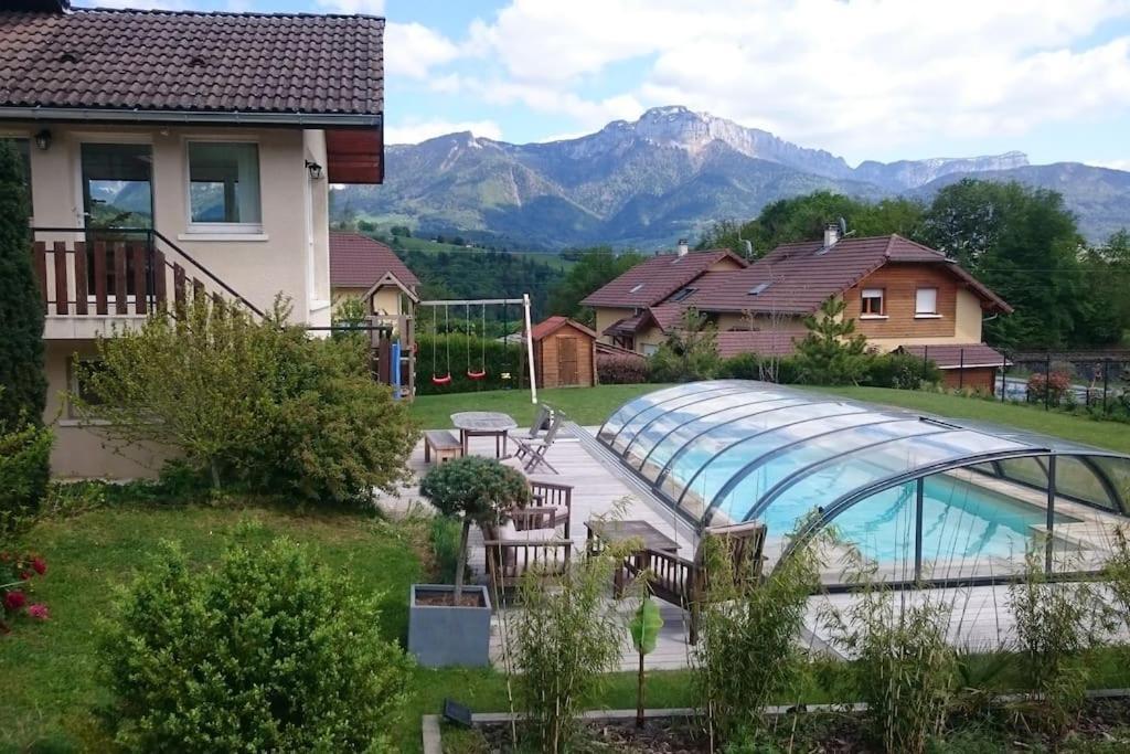 Maison Piscine Prive 10 Min Annecy, 30 Min Geneve, 45 Min Stations Charvonnex Exterior foto